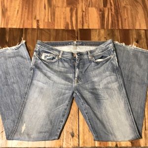 7 for all mankind blue jeans